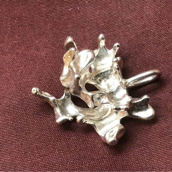 Sterling Silver Large Free Form Pendant - Picture 13 of 16